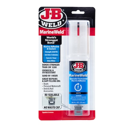 J-B Weld J-B Weld MarineWeld High Strength Marine Adhesive and Sealant Liquid 0.85 oz 50172